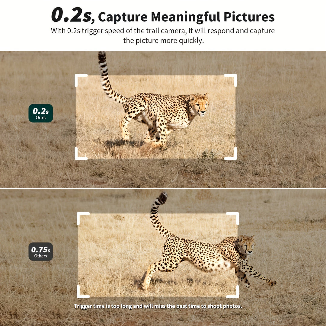 Capture nature with this solar 4K cellular trail camera, offering instant alerts & night vision.