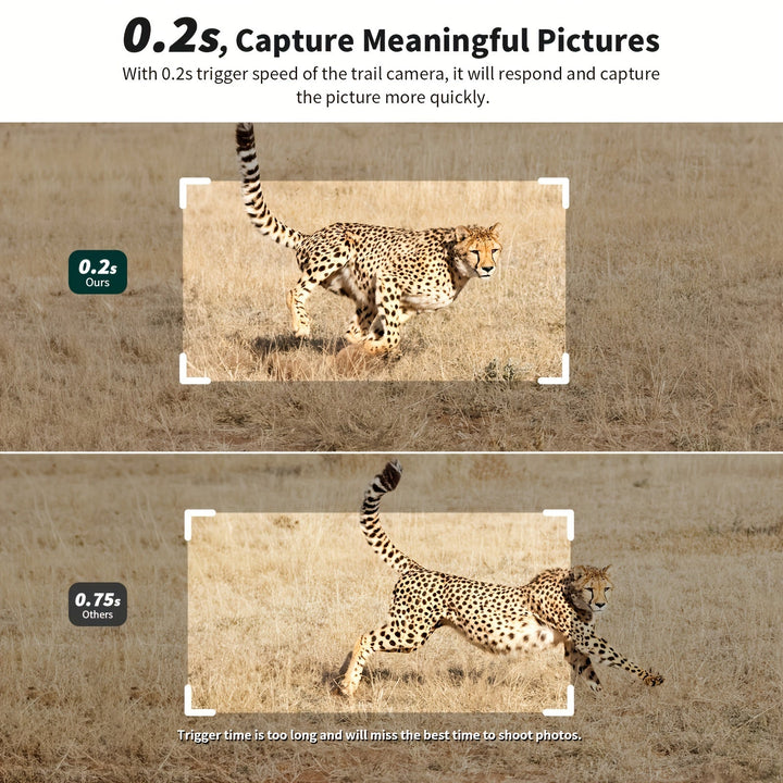Capture nature with this solar 4K cellular trail camera, offering instant alerts & night vision.