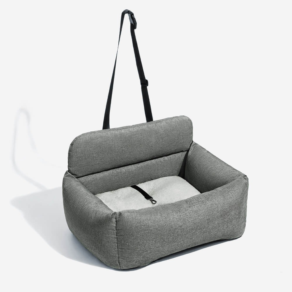 Secure dog car back seat bed ensures pet safety during travel. Durable, washable car seat for comfort on long trips.