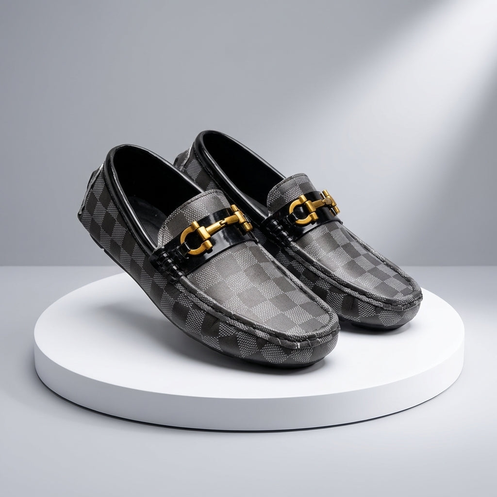 Stylish men's slip-on loafers. Modern casual footwear, comfortable for everyday wear and a polished look.