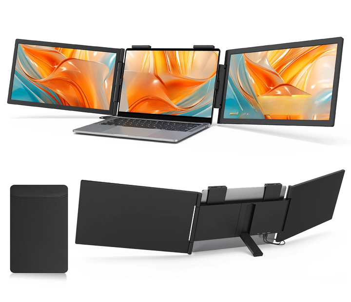 14-inch portable dual monitor for enhanced productivity. Tavvitaimp18 USB-C external display for remote work.