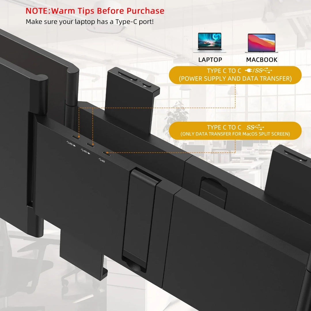 14-inch portable dual monitor for gaming, remote work & productivity. Full HD IPS laptop extension.