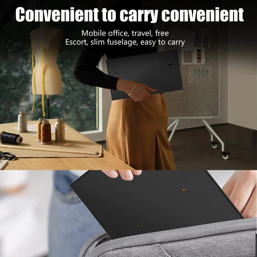 Enhance productivity with this 14-inch portable monitor, a versatile external display for multi-tasking.