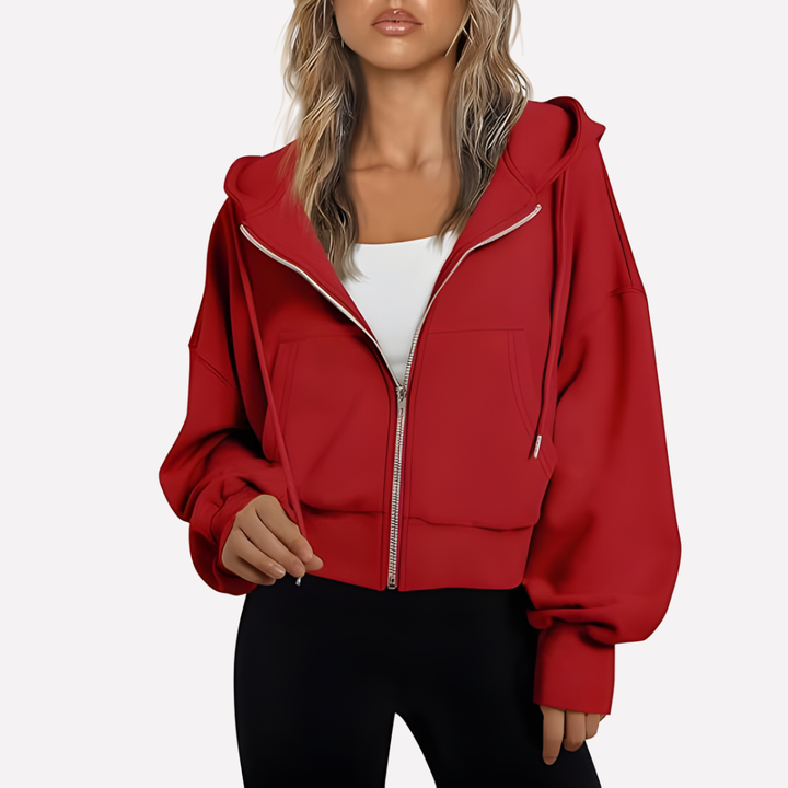 Trendy women's graphic pullover sweatshirt. Relaxed fit, cozy long sleeve crew neck for daily style.