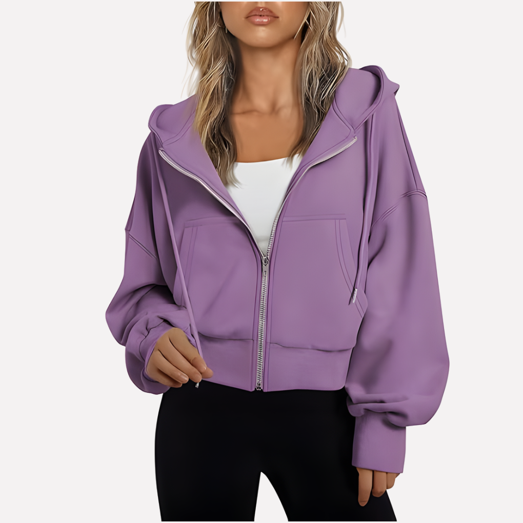 Printed graphic pullover sweatshirt for women. Cozy long sleeve, crew neck, oversized casual fit.