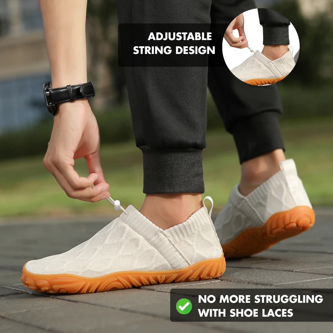 Men's Cozy Quilted Mesh Slip-On Sneakers