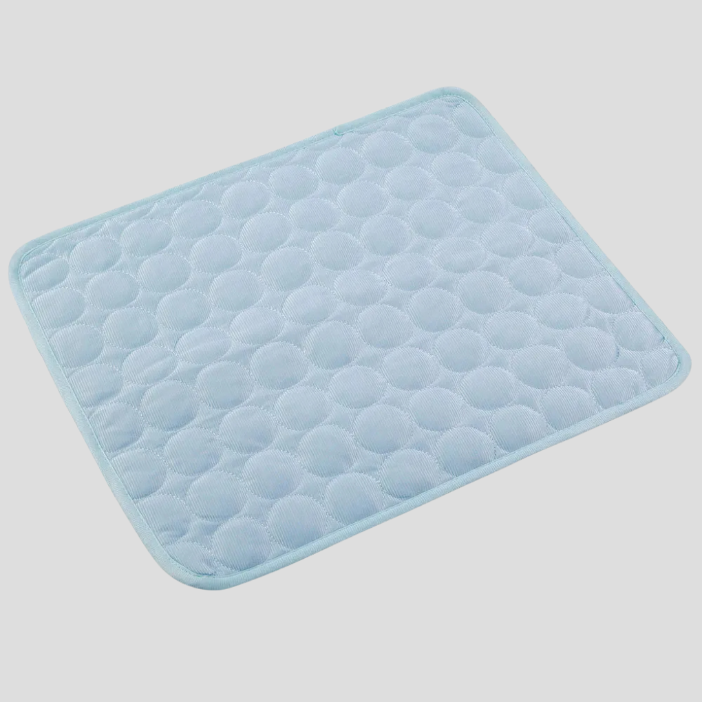 Innovative cat cooling pad & dog mat, a self-cooling pet accessory for ultimate heat relief in summer.