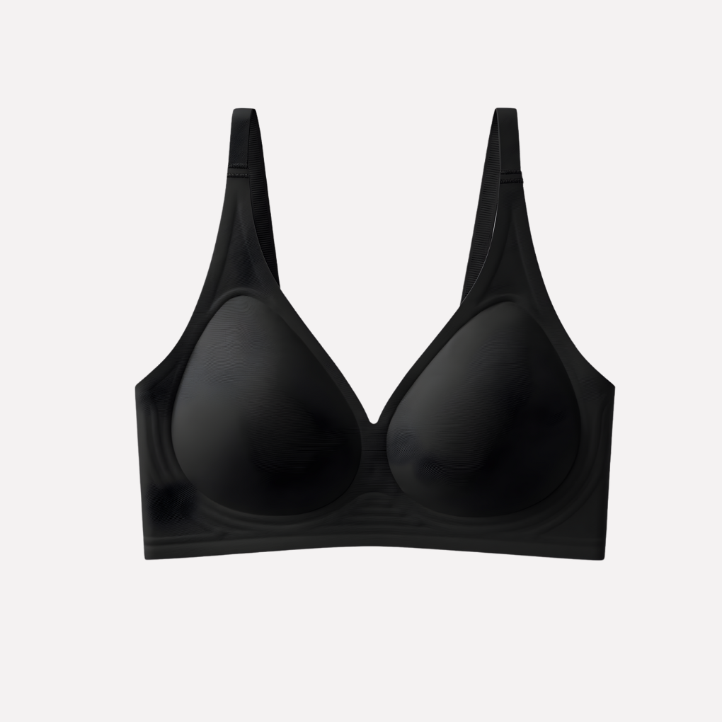 Women's seamless wireless deep V plunge bralette offers ultimate comfort & support for everyday wear.