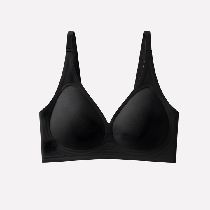 Women's seamless wireless deep V plunge bralette offers ultimate comfort & support for everyday wear.