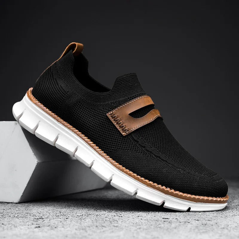 Men's Ultra-Light Knit Slip-On Loafers