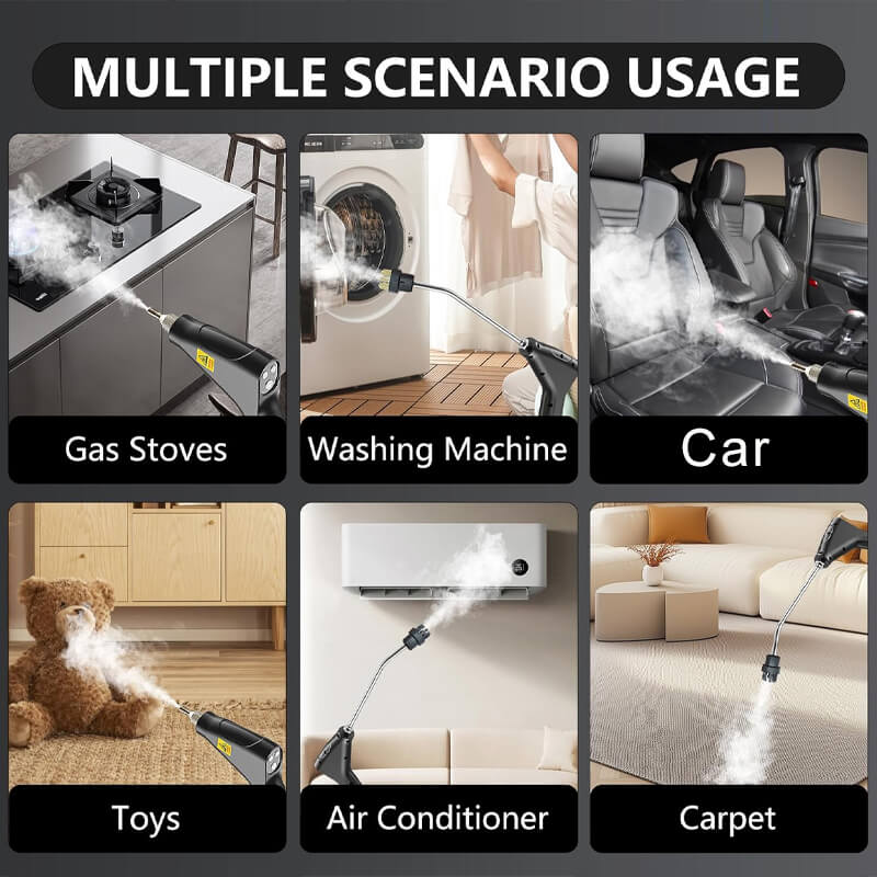 2500W High Pressure Steam Cleaner with 4 Nozzles - Lexians