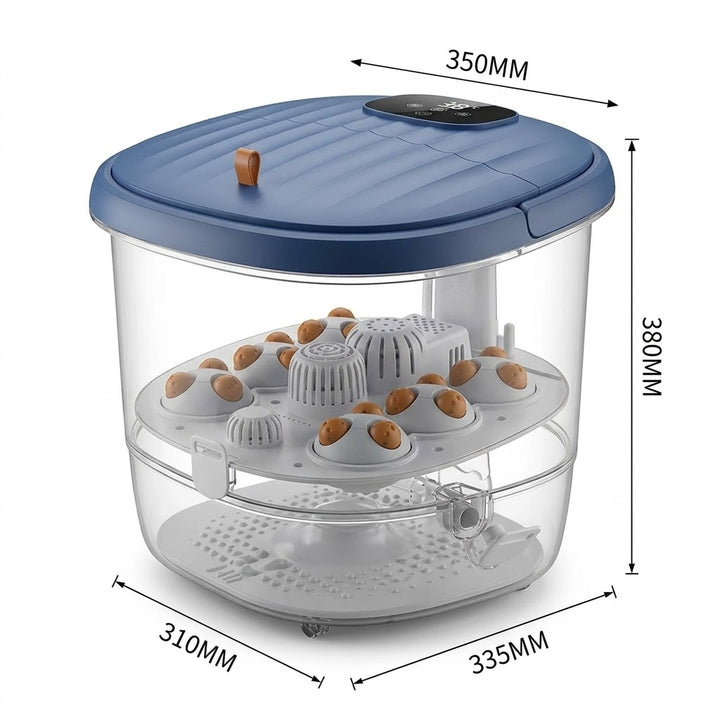 Home Foot Spa with Temperature Control and Bubble Massage