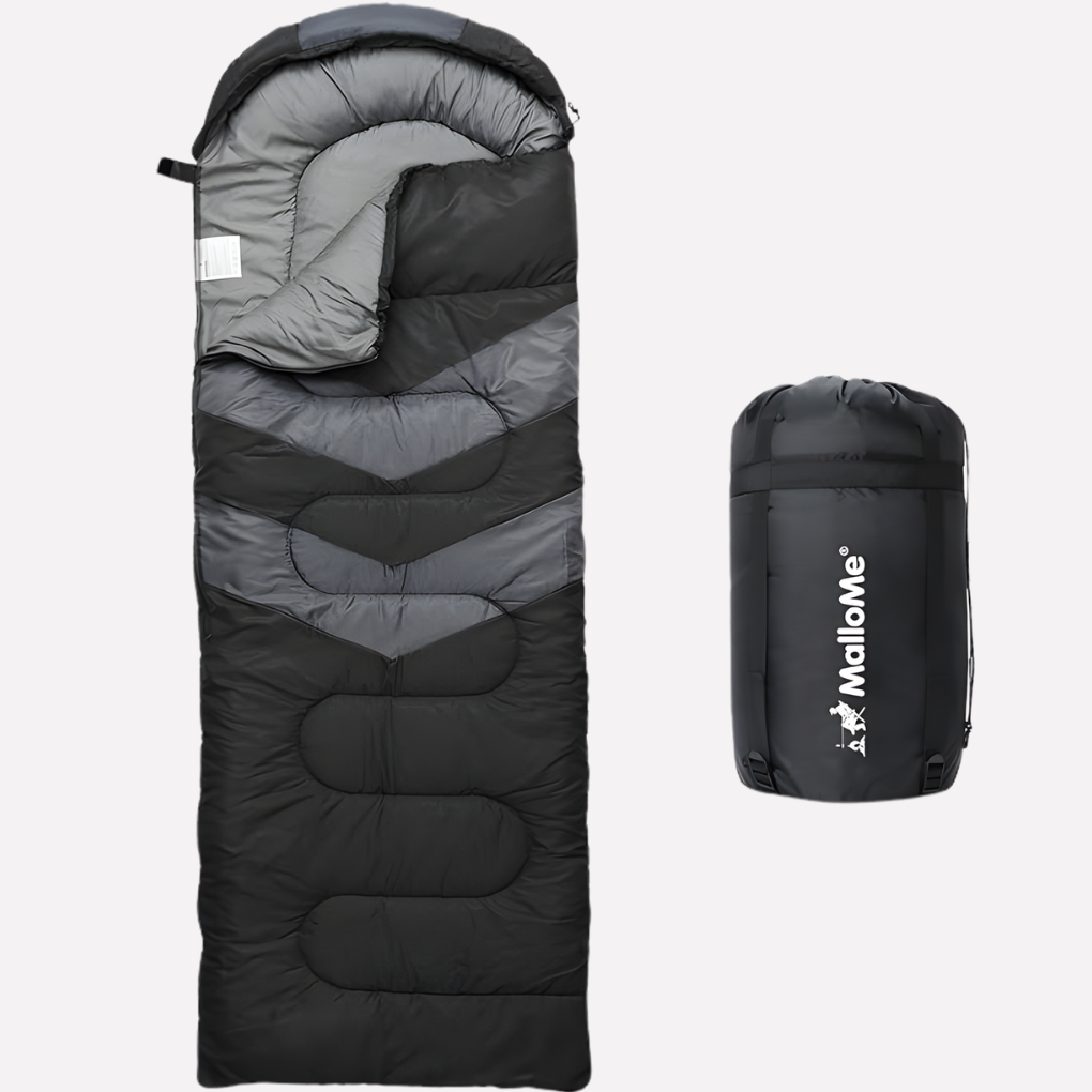 Adult cold weather sleeping bag for camping, hiking & backpacking. Warm, comfortable & portable for outdoor adventures.