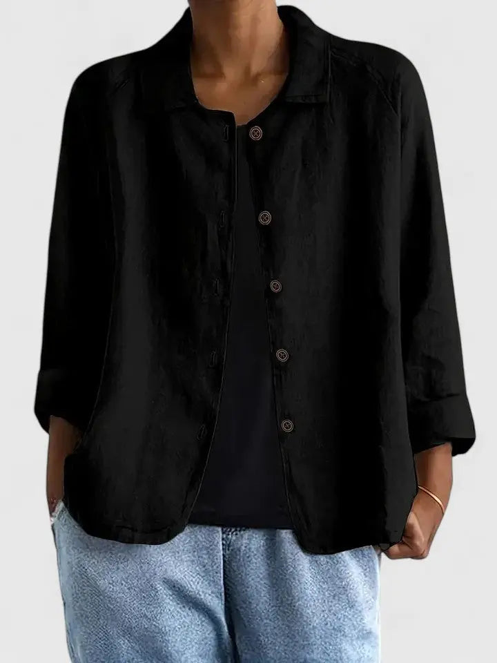 Soft women's classic top with a simple design, offering comfort and style for everyday wear.