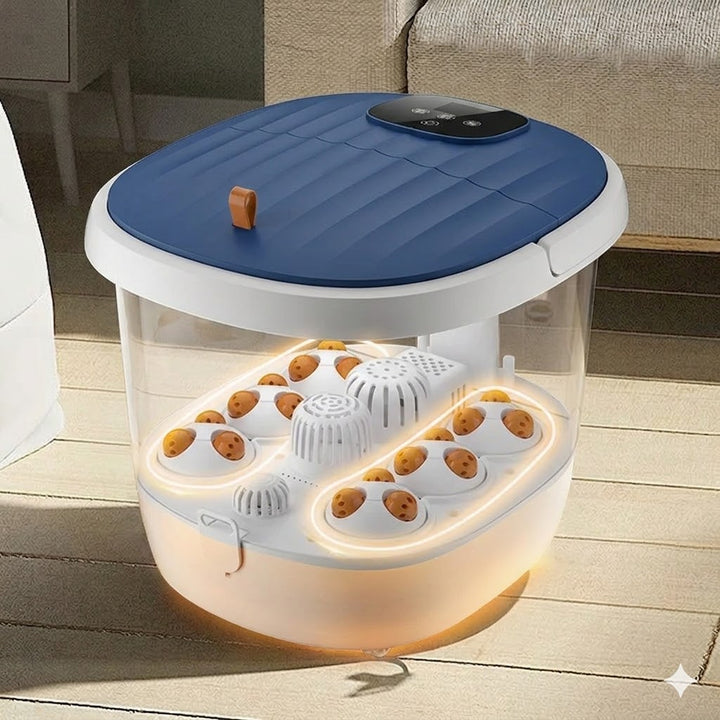 Home Foot Spa with Temperature Control and Bubble Massage