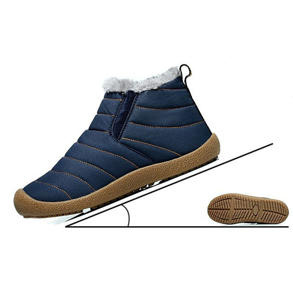 Men's Waterproof Super Warm Ankle Snow Boots