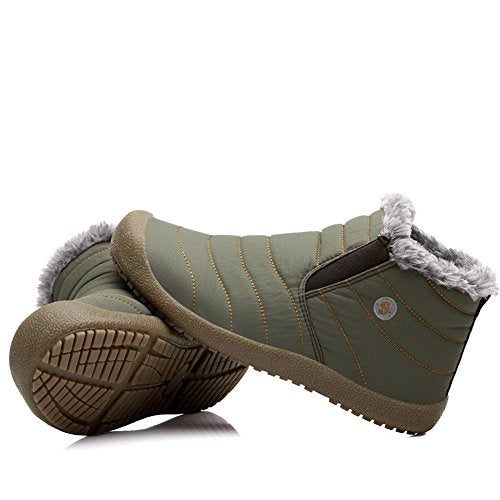 Men's Waterproof Super Warm Ankle Snow Boots