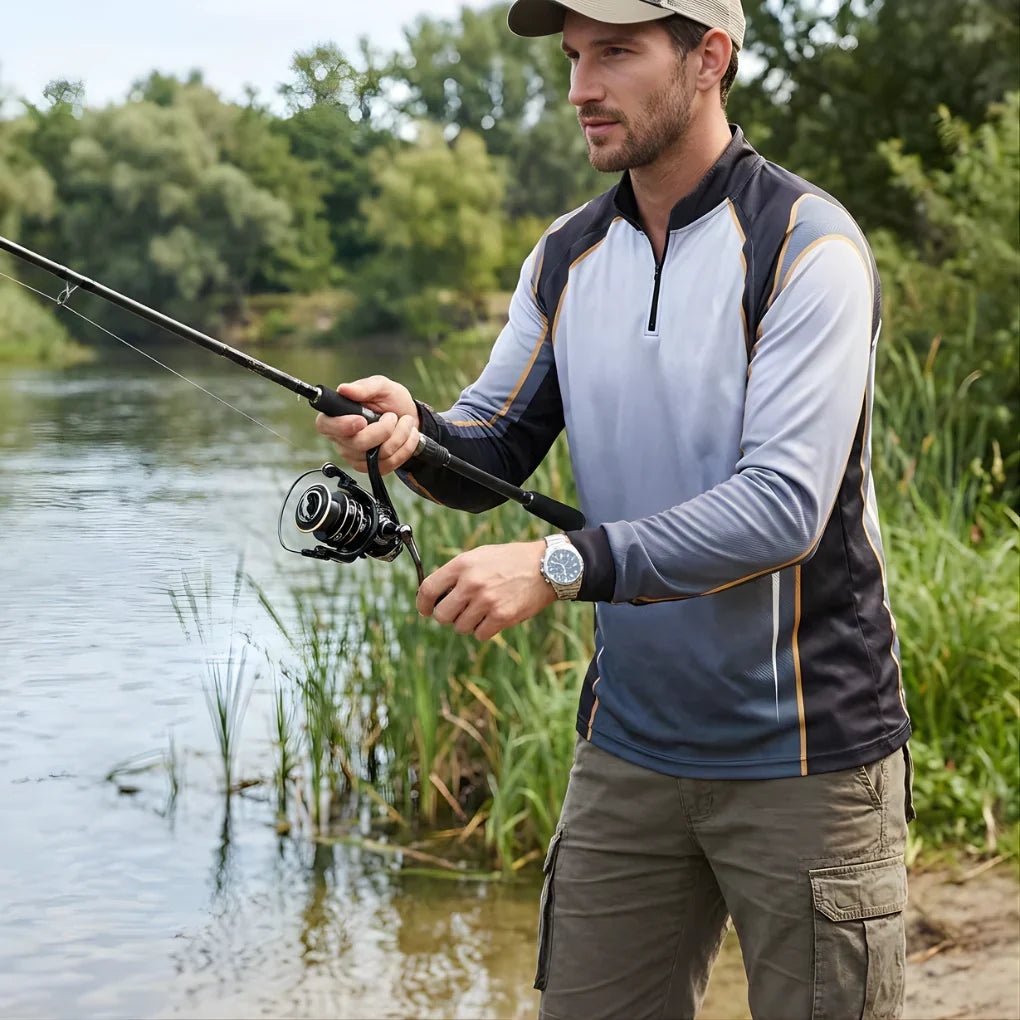 New5 spinning reel, ideal fishing tackle for anglers targeting both freshwater & saltwater species. Outdoor gear.