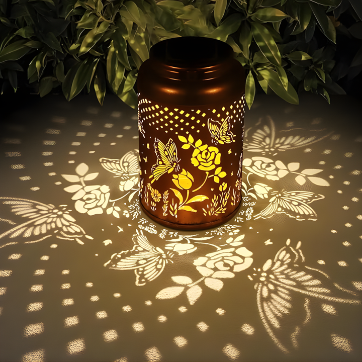 Durable solar landscape lighting, providing decorative glow for any garden setting.