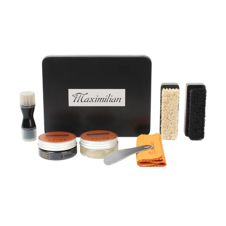 7-Piece Shoe Shine and Care Kit