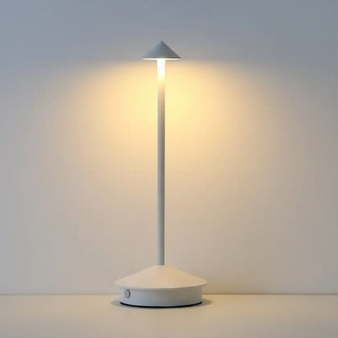 Versatile wireless dimmable LED spotlight for indoor ambiance or outdoor garden accent lighting.