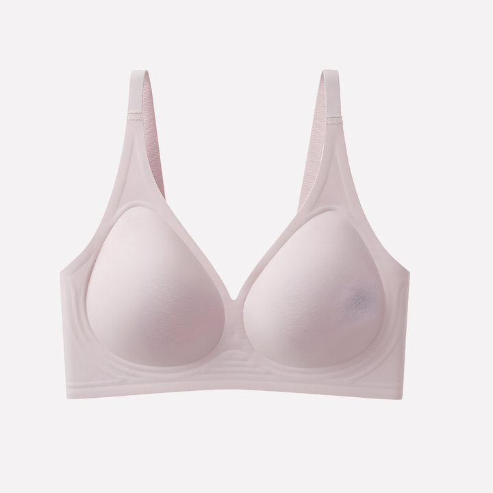 New women's seamless wireless deep V plunge bralette, offering modern comfort, stretch & support.