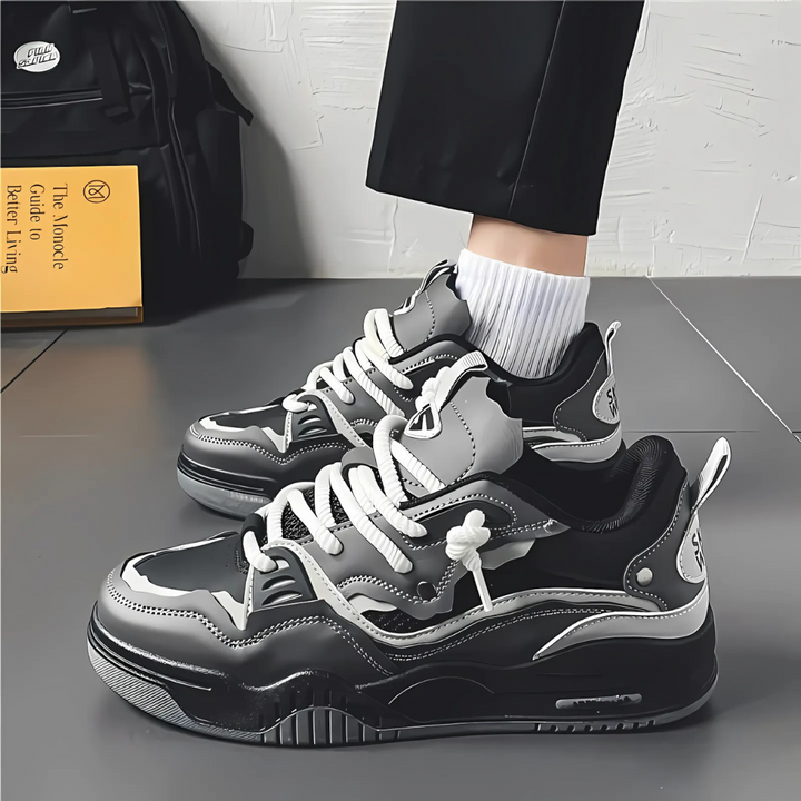 Men's comfortable outdoor sneakers for daily wear. Lace-up, durable active footwear for walking & light sport.