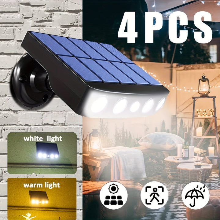 Back view of Tavvitaimp18 outdoor solar security light, showing mounting details.