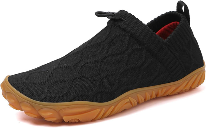 Men's Cozy Quilted Mesh Slip-On Sneakers