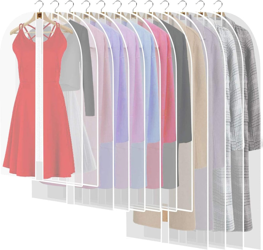 71-inch extra long garment bag for wedding dresses, gowns & formalwear storage.