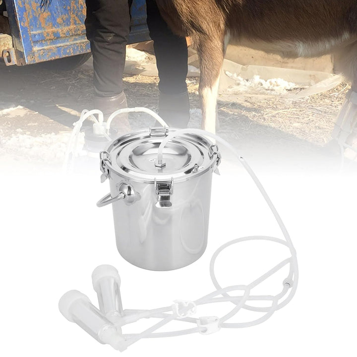 14L Portable Milking Machine with Auto Stop and Pulsation