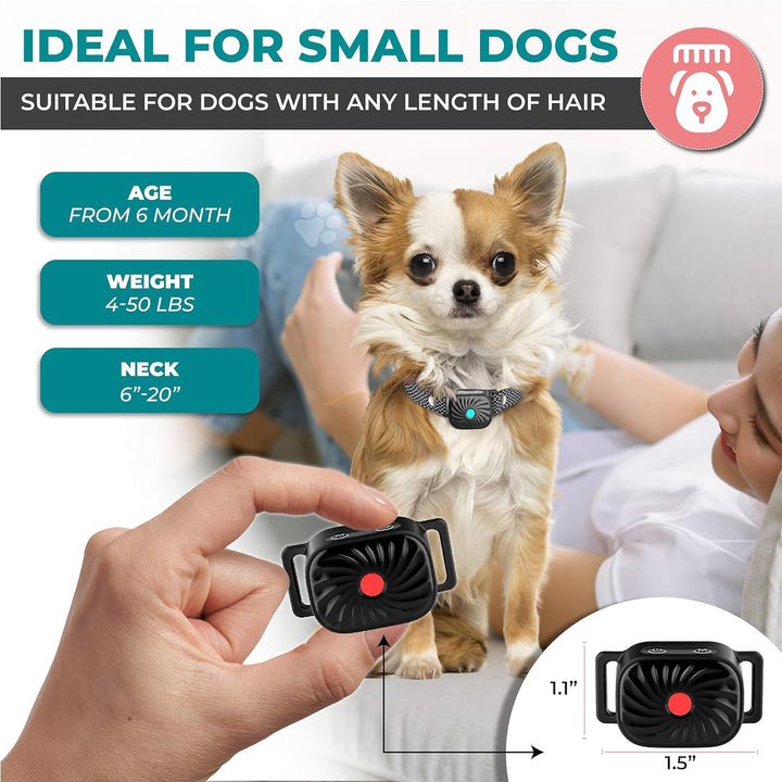 Customizable no-bark dog collar provides gentle feedback for effective pet training and quiet home environment.