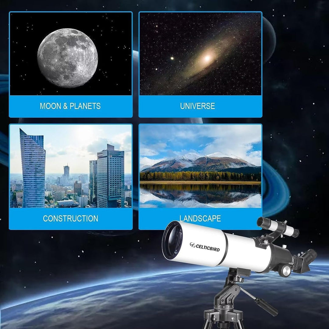 Advanced Stargazing Telescope with Star Tracking App for Adults