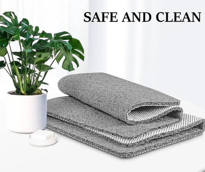 Durable non-slip shower mat, ensuring bathroom safety and hygienic spa comfort with effective drainage.