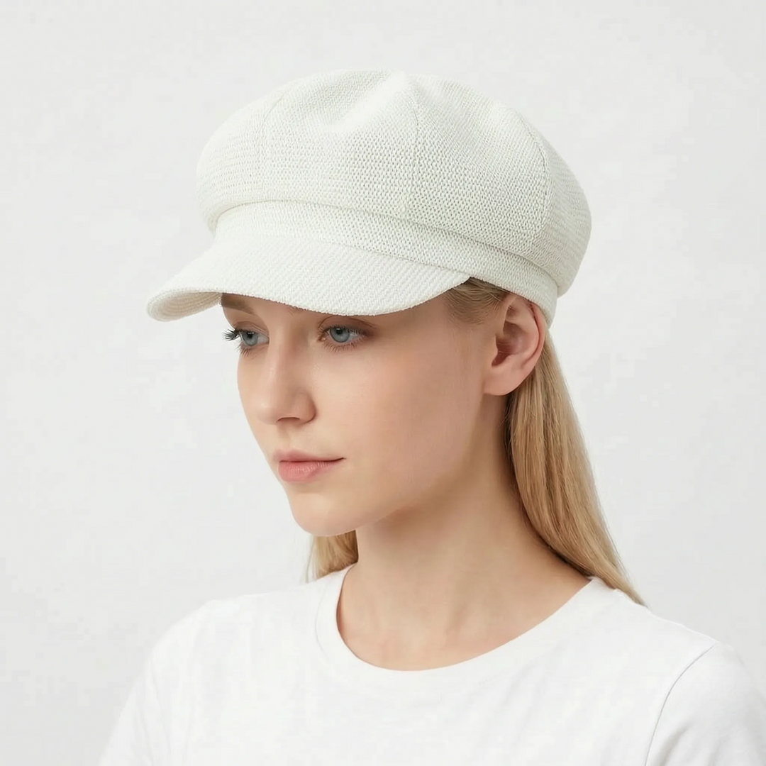 Essential women's summer sun hat with an open-weave design, offering cool protection and a chic look.
