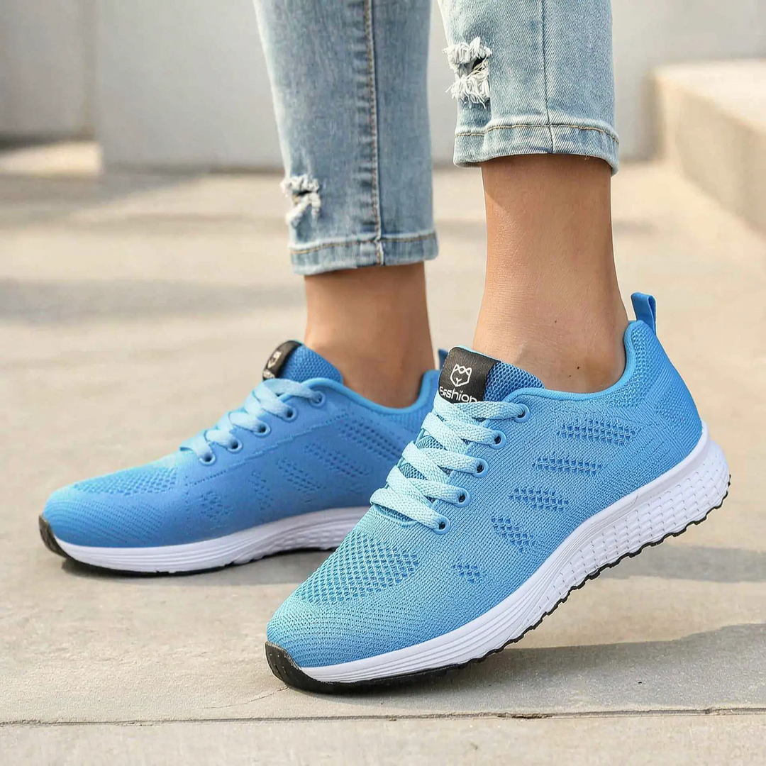 Unisex lightweight breathable mesh trainer shoes for active lifestyle and everyday wear.