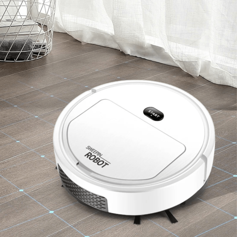 Smart robot vacuum with air purification, ideal for pet hair & allergies. Automated, silent floor cleaner for deep cleaning.