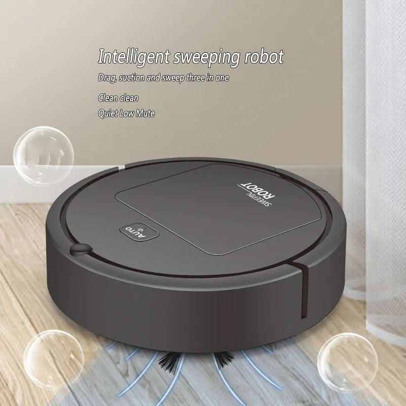 Modern smart cleaner robot vacuum for homes. Offers silent, automated deep cleaning & air purification from pet hair.