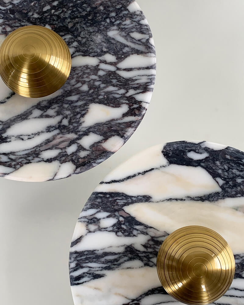 Vintage style marble LED wall light, 9-inch, silver finish, provides warm white decorative lighting.