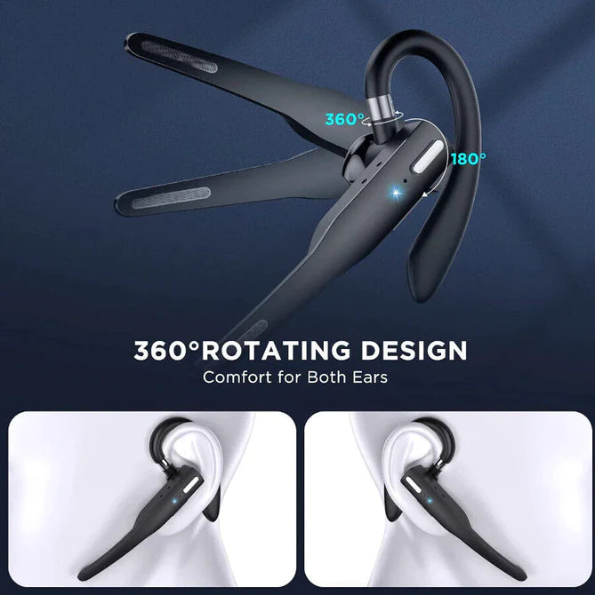 Ergonomic unisex noise cancelling earbuds deliver premium sound quality and extended battery life.