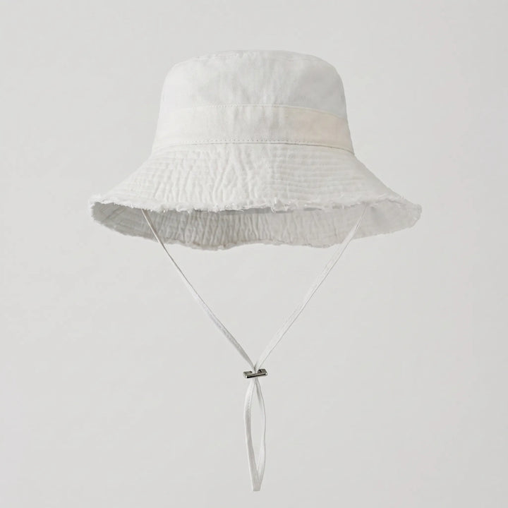 Versatile women's summer bucket hat for sun protection, beach trips, and everyday casual wear.
