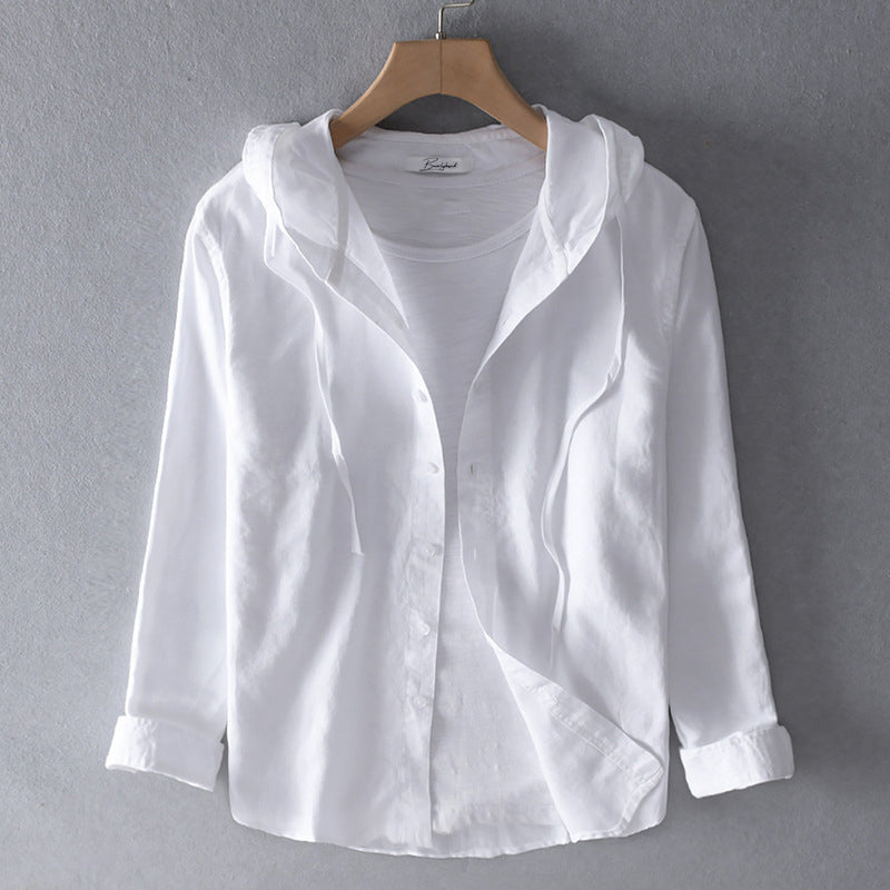 Lightweight women's elegant breezy blouse, a comfortable long-sleeve top ideal for summer fashion.
