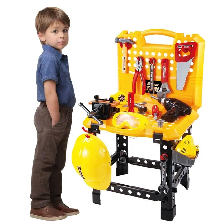 Kids' Interactive Tool Bench with Power Drill & Accessories