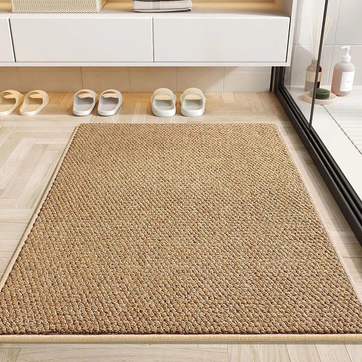 High-performance absorbent doormat, designed to keep floors clean by trapping dirt and moisture effectively.