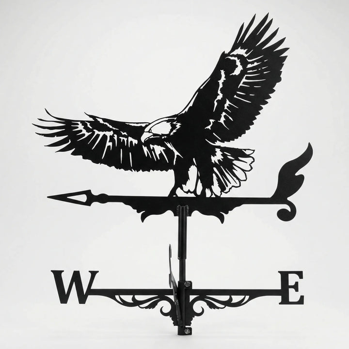 Decorative lawn ornament weathervane, a charming garden accent displaying wind direction.