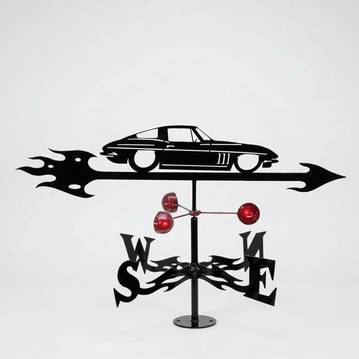 Patio decor weathervane, a stylish wind direction indicator and unique outdoor gift.