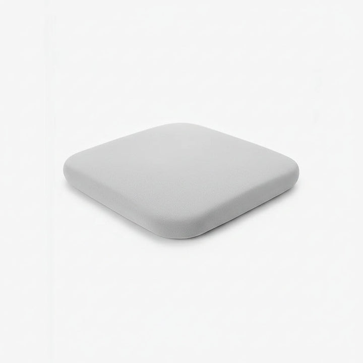 Orthopedic memory foam seat cushion, ergonomic design for office chairs, providing excellent back support & coccyx relief.