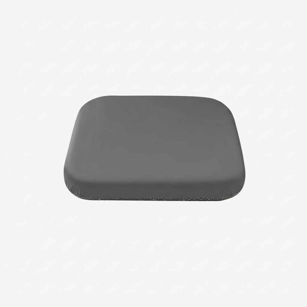 Supportive memory foam car seat cushion for long drives, offering ergonomic back support & coccyx pain relief.