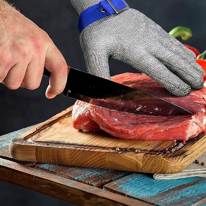 Ergonomic stainless steel protective gear, providing superior cut resistance for diverse tasks.