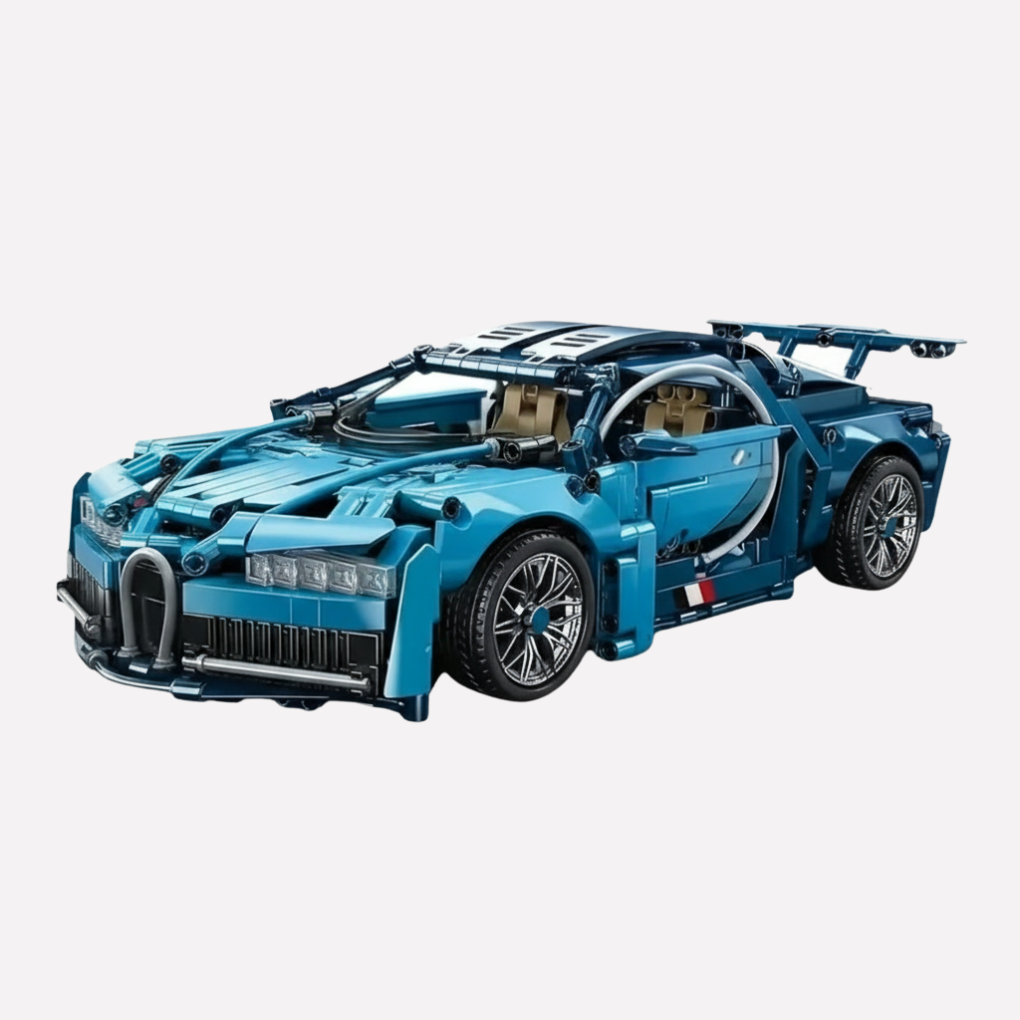 Unisex Supercar Model Building Kit, 1450+ pieces. Intricate engineering construction set for adult hobbyists.